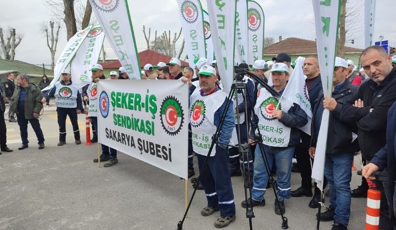 Adapazarı Şeker Fabrikasında sendika grev