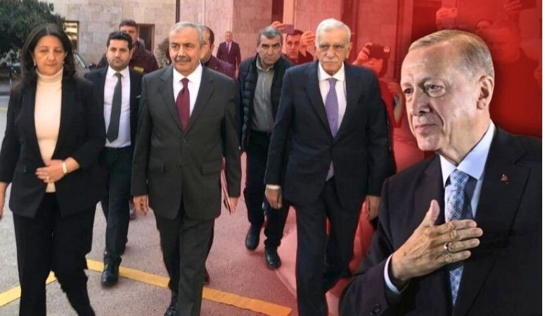 Erdoğan'ın bugün saat 13.30'da Cumhurbaşkanlığı'nda DEM Parti heyetini ağırlayacağı açıklandı.