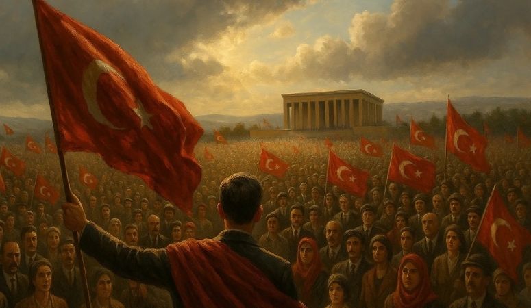 Ulusal egemenliğimiz için mücadele eden ecdadıma sonsuz saygı ve sevgilerimi