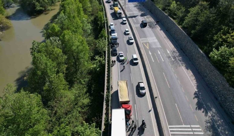 Sakarya’nın Geyve ilçesinde, D-650 kara