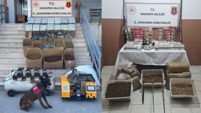 Jandarma ekiplerinin yaptığı aramalarda, 210 bin 800 adet bandrolsüz boş