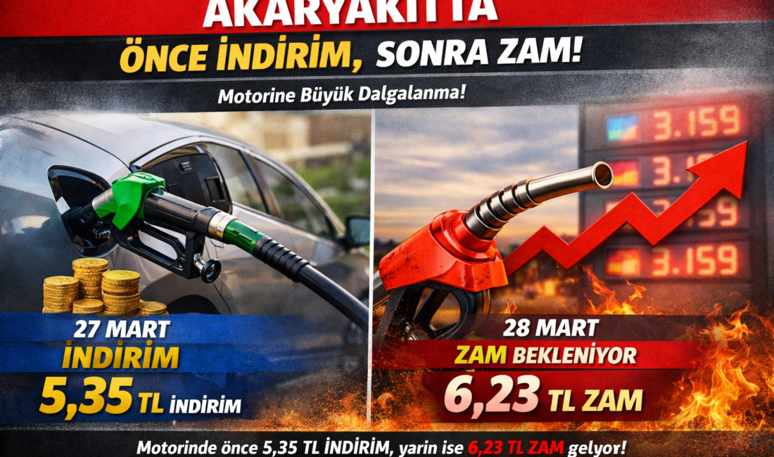 Akaryakıtta İndirim ve Zam I Mart 2026 27 Mart itibarıyla motorin fiyatlarında önemli bir gelişme yaşandı. Motorinin