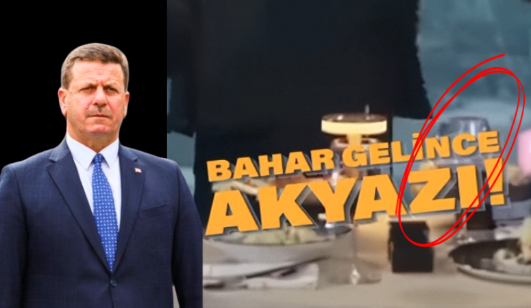 Ak Partili Akyazı Belediye Başkanı Bilal Soykan'ın meyhane görüntüsü içeren,