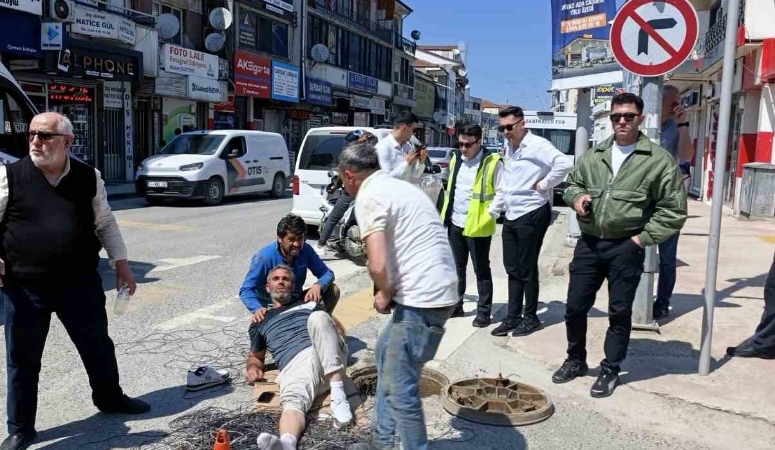 Sakarya’nın Akyazı ilçesinde telefirma saha
